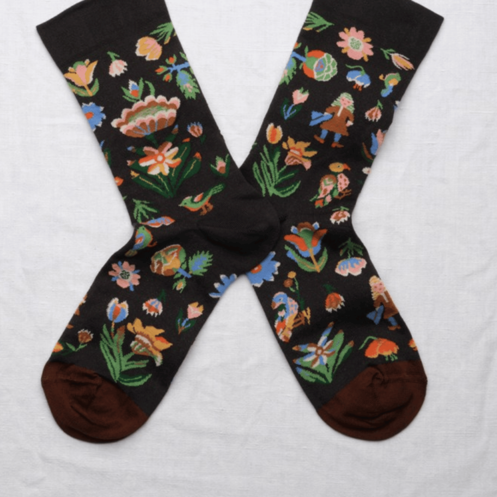 Tapestry Mid Calf Socks