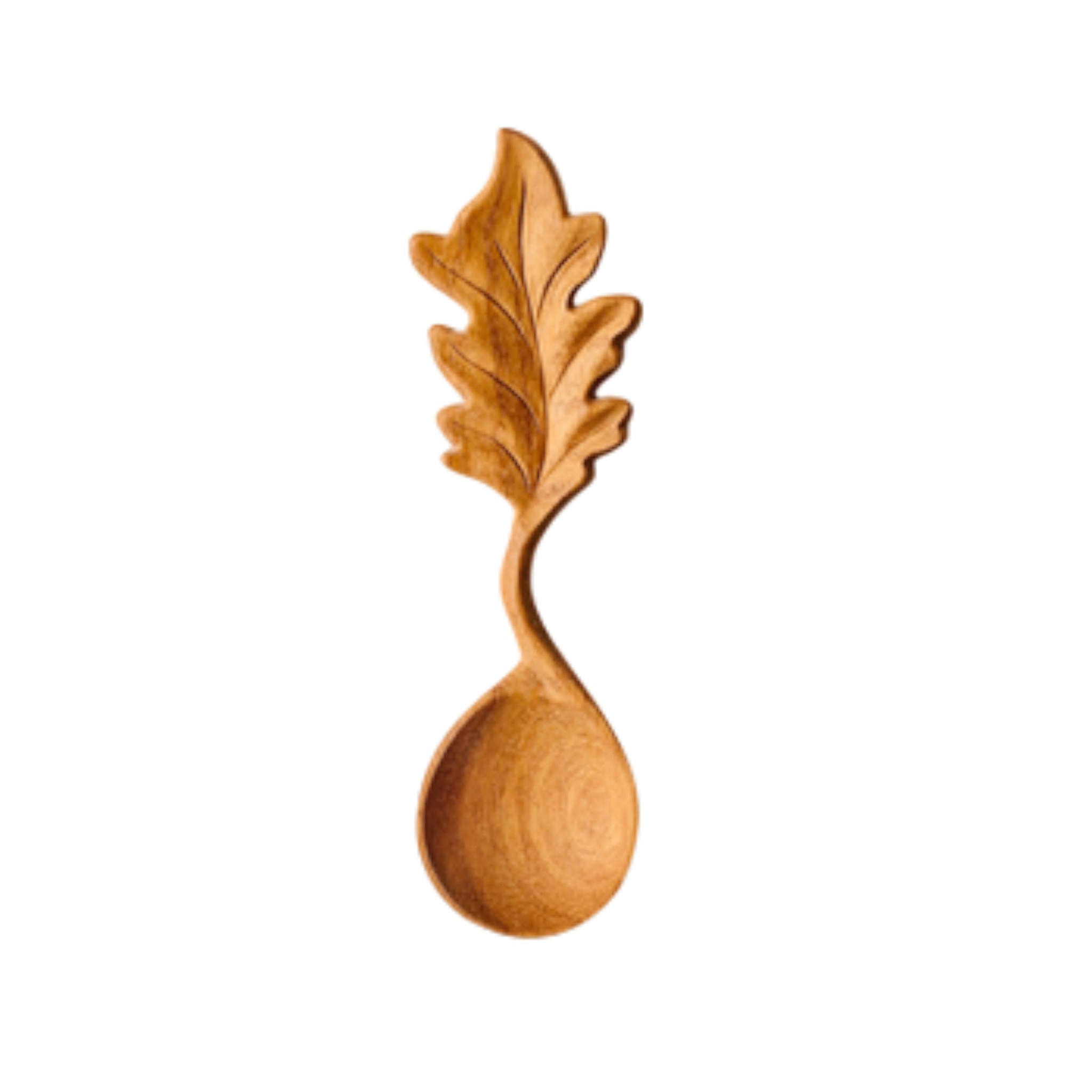 Leaf Shape Wooden Spoon