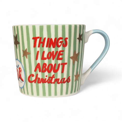 Things I Love About Christmas Eleanor Bowman Mug