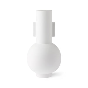 HKliving Large Matt White Vase