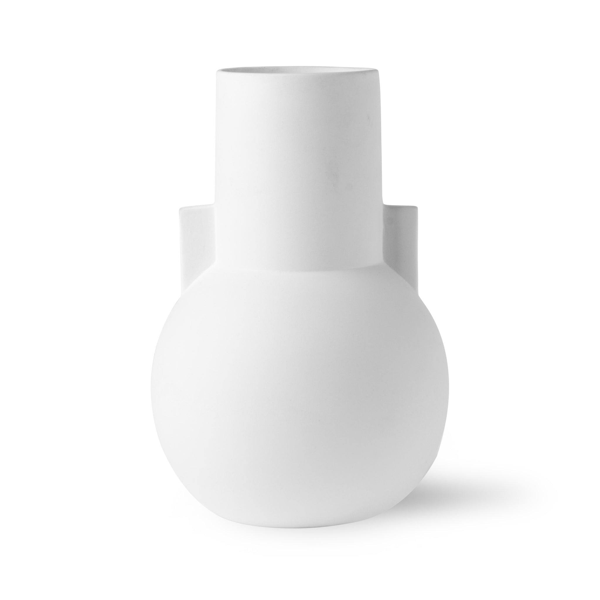 HKliving Small Matt White Vase