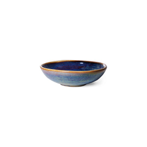 HKliving Rustic Blue Small Dish