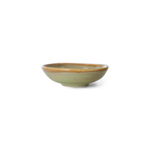 HKliving Rustic Moss Green Small Dish