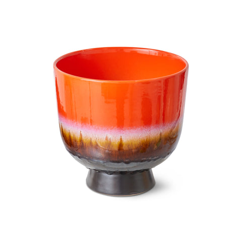 HKliving  Cherry Red Retro Flower Pot