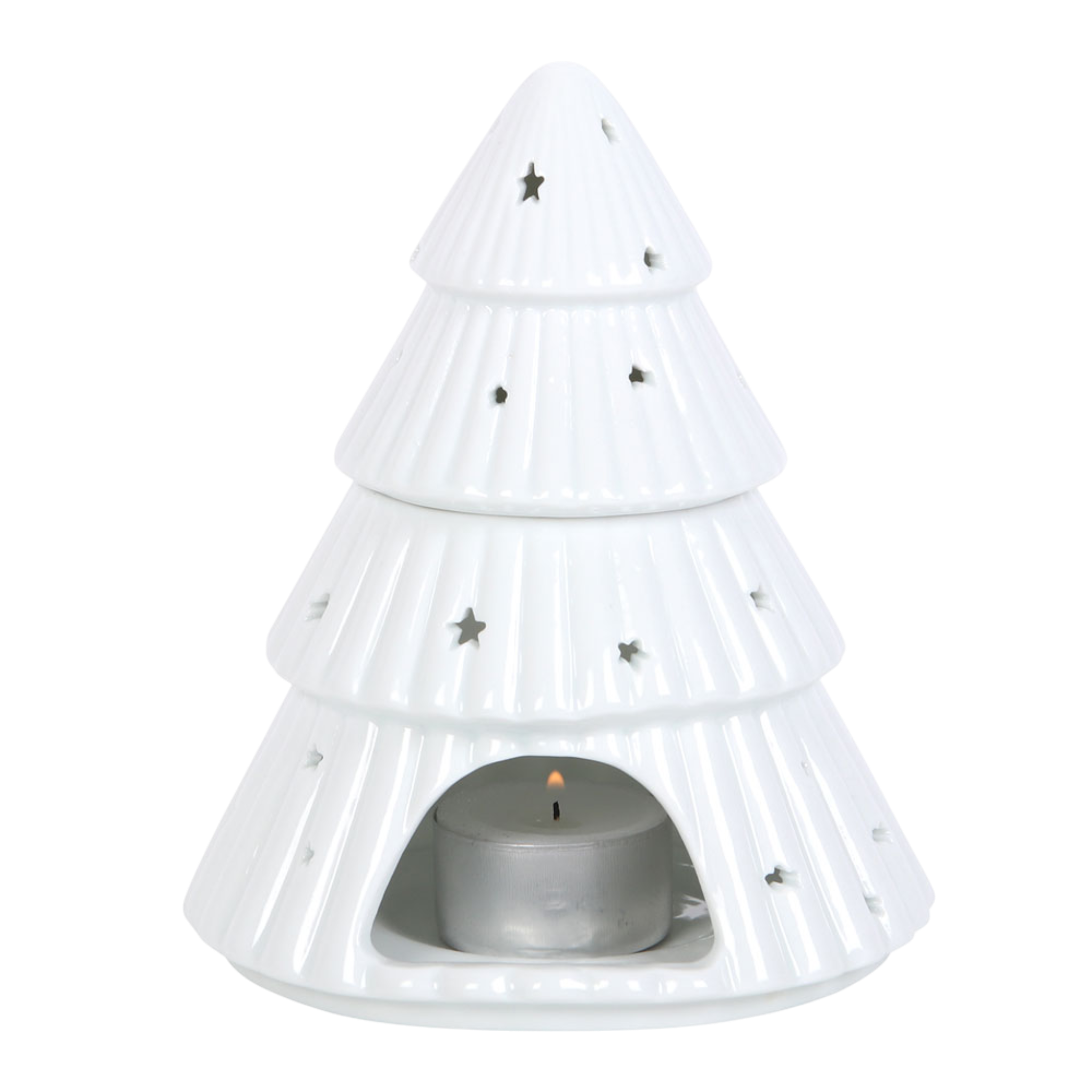 White Ceramic Tree Oil Burner