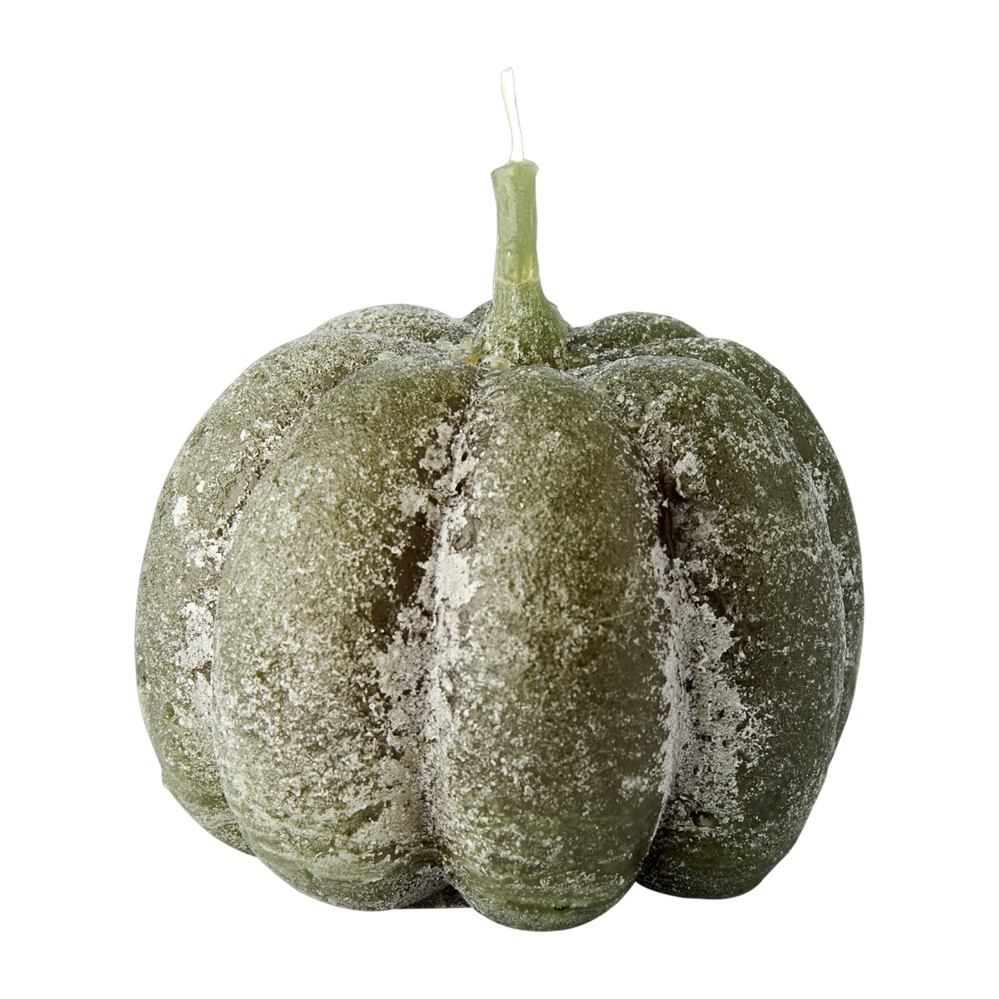 Green Handmade Pumpkin Candle