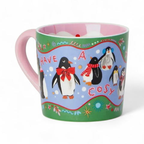 Cosy Penguins Eleanor Bowman Mug