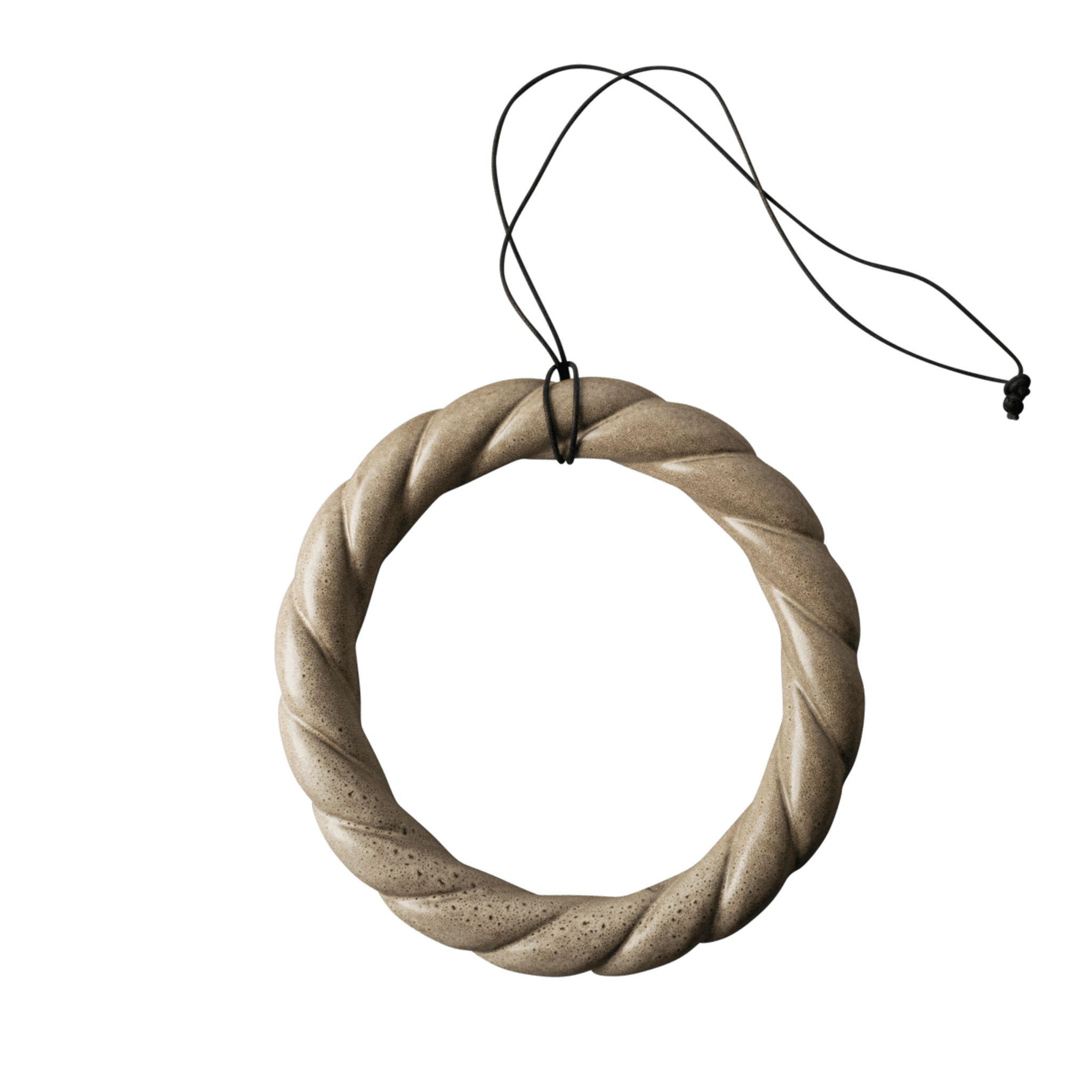 Beige Ceramic Twine Wreath