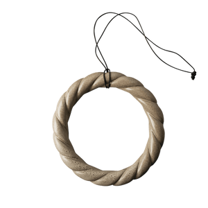 Beige Ceramic Twine Wreath