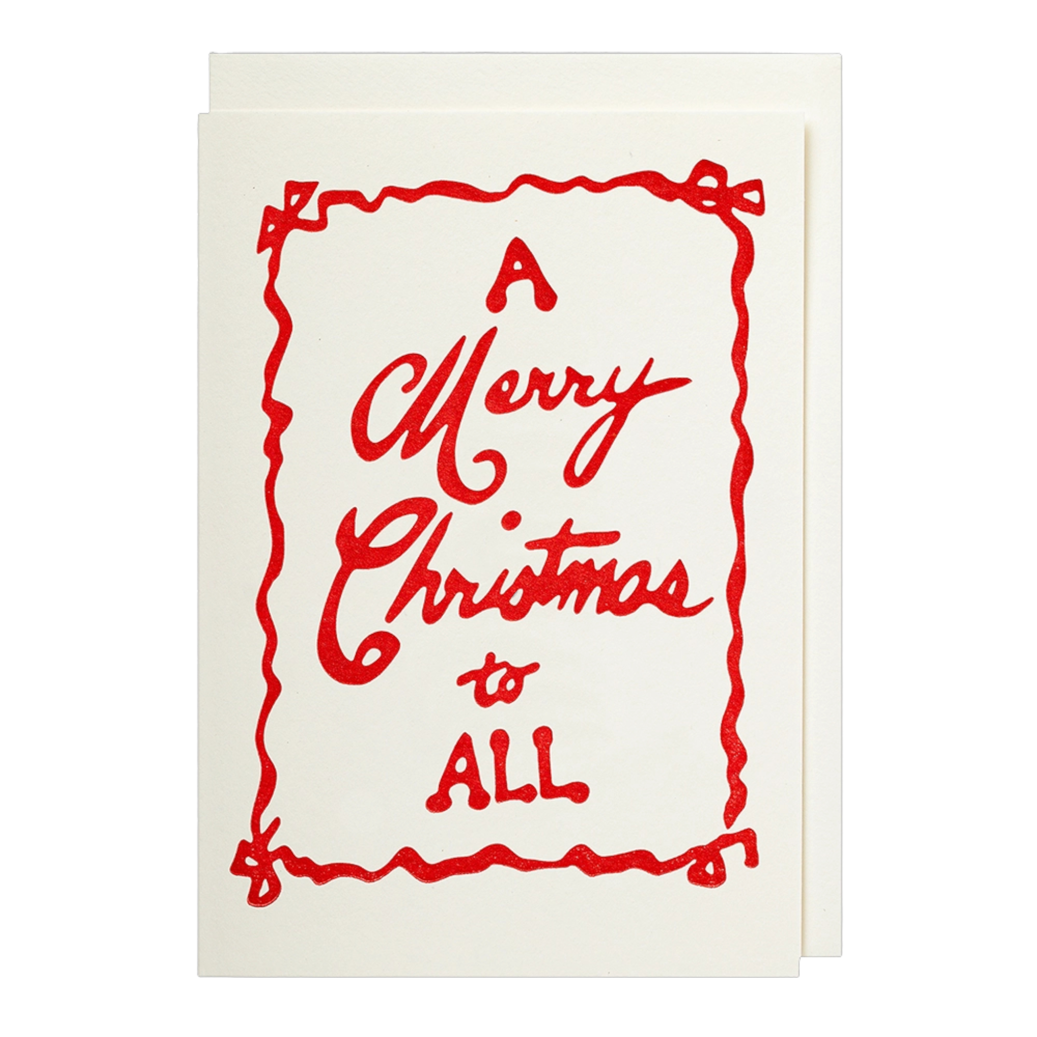 'A Merry Christmas to All' Card