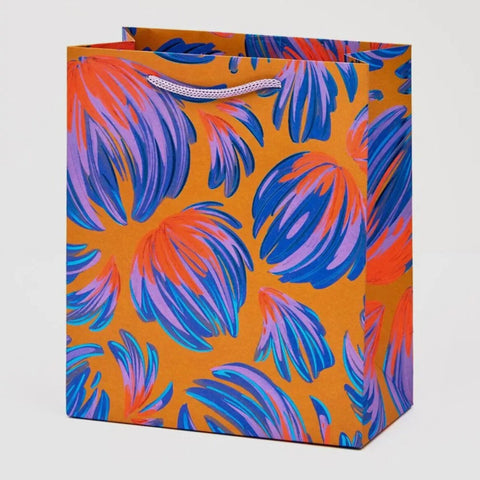 Floral Feather Medium Gift Bag