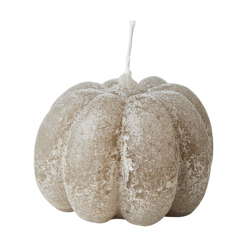 Grey Quartz Handmade Pumpkin Candle