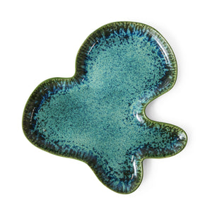 HKliving Teal Shell Plate