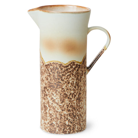 HKliving 70s Style 'Shell' Ceramic Jug