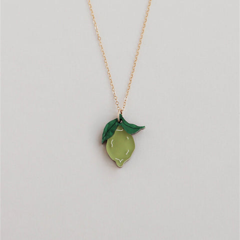 Mini Lime Necklace