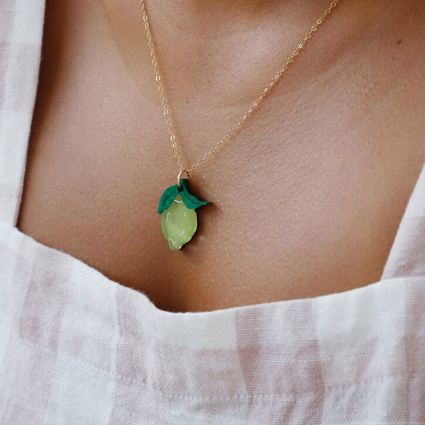Mini Lime Necklace