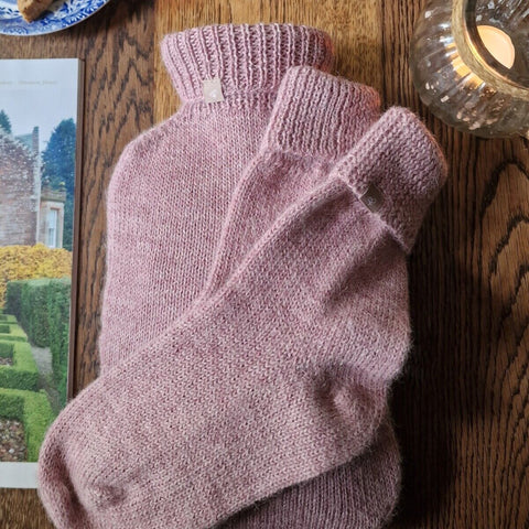 Pink Alpaca Hot Water Bottle
