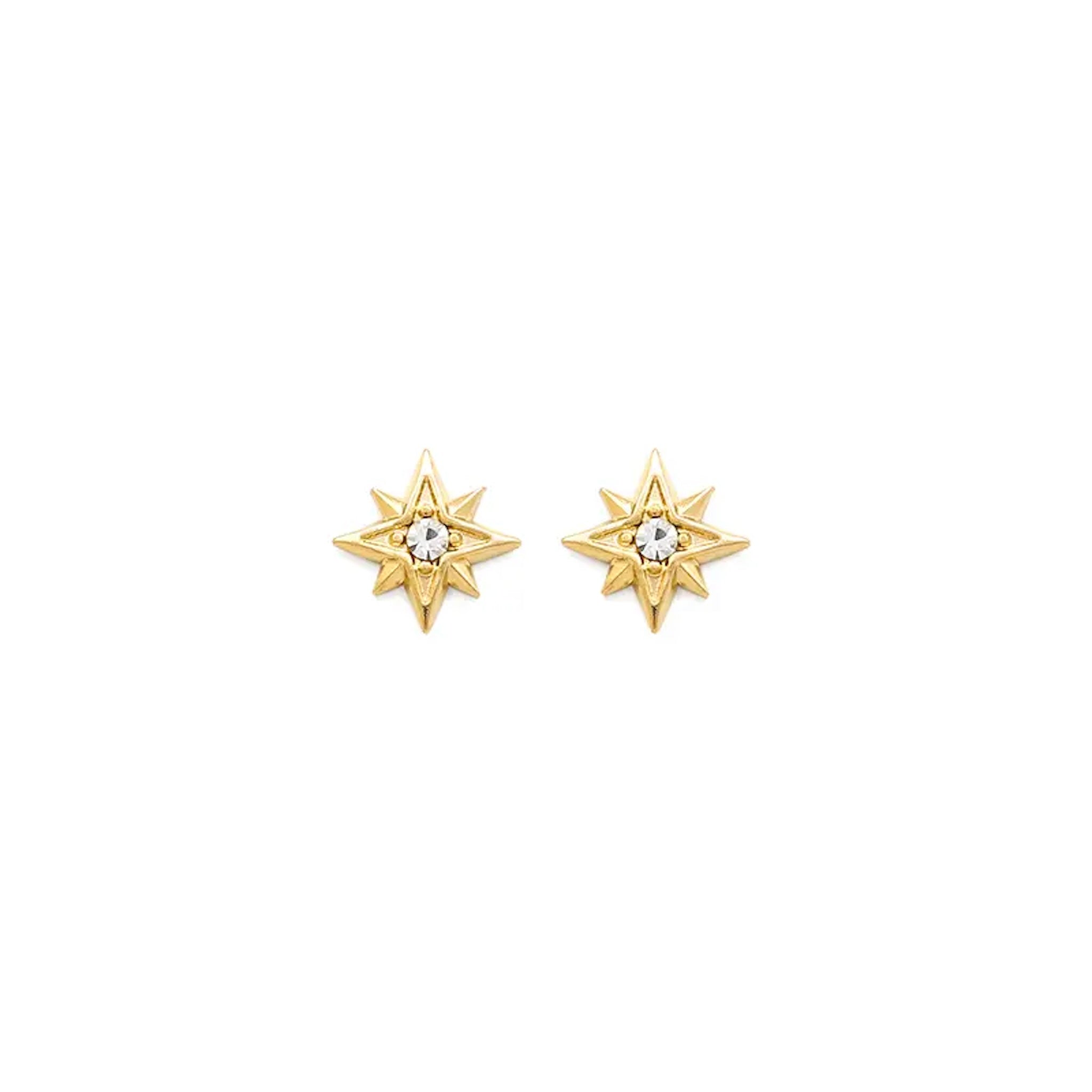 Detailed Star Stud Earrings