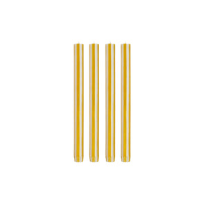 Mustard & Cream Stripe Candle