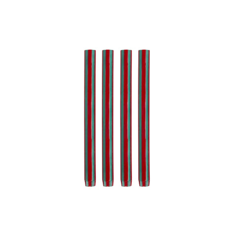 Red & Green Stripe Candle