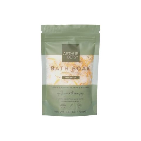 'Energise' Aromatherapy Bath Salts Pouch