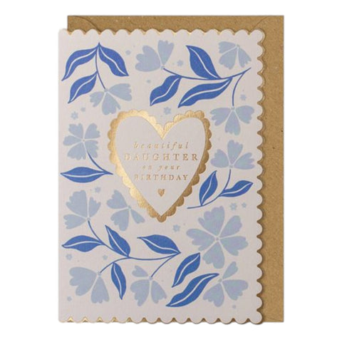 Daughter Heart Birthday Card