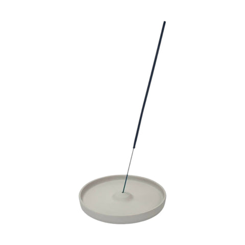 Grey Ceramic Incense Holder