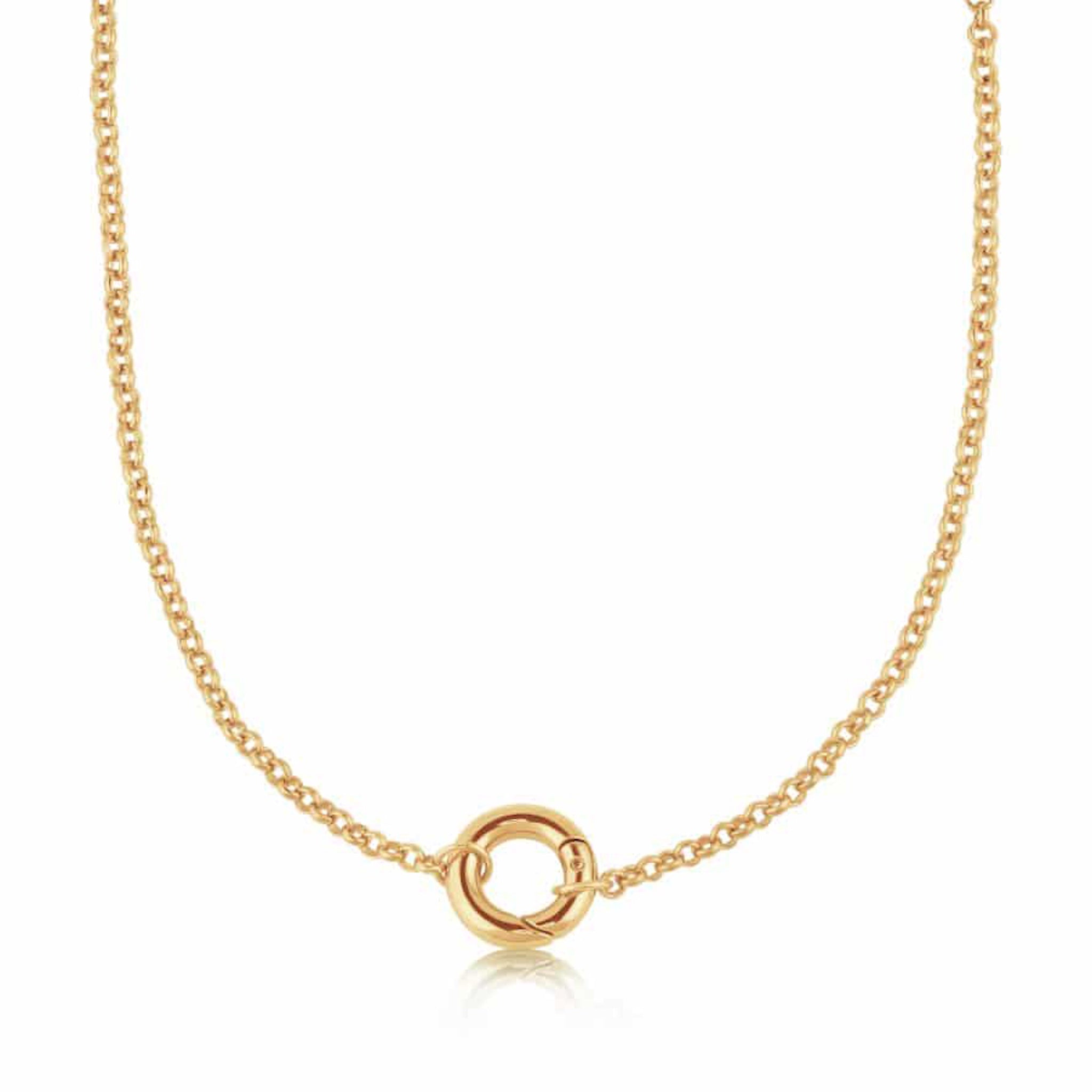 Belcher Chain & Lock Necklace