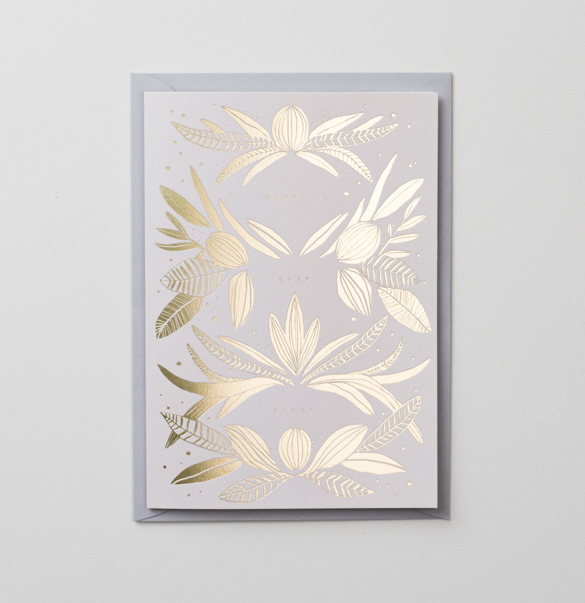 Gold Happily Ever After Card