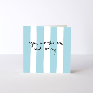 Stripe One Only Card