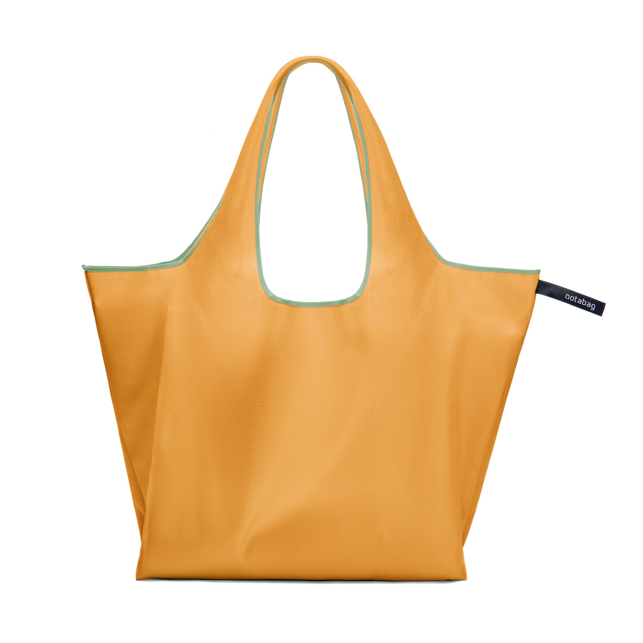 Mustard  Foldable Recycled Tote Bag