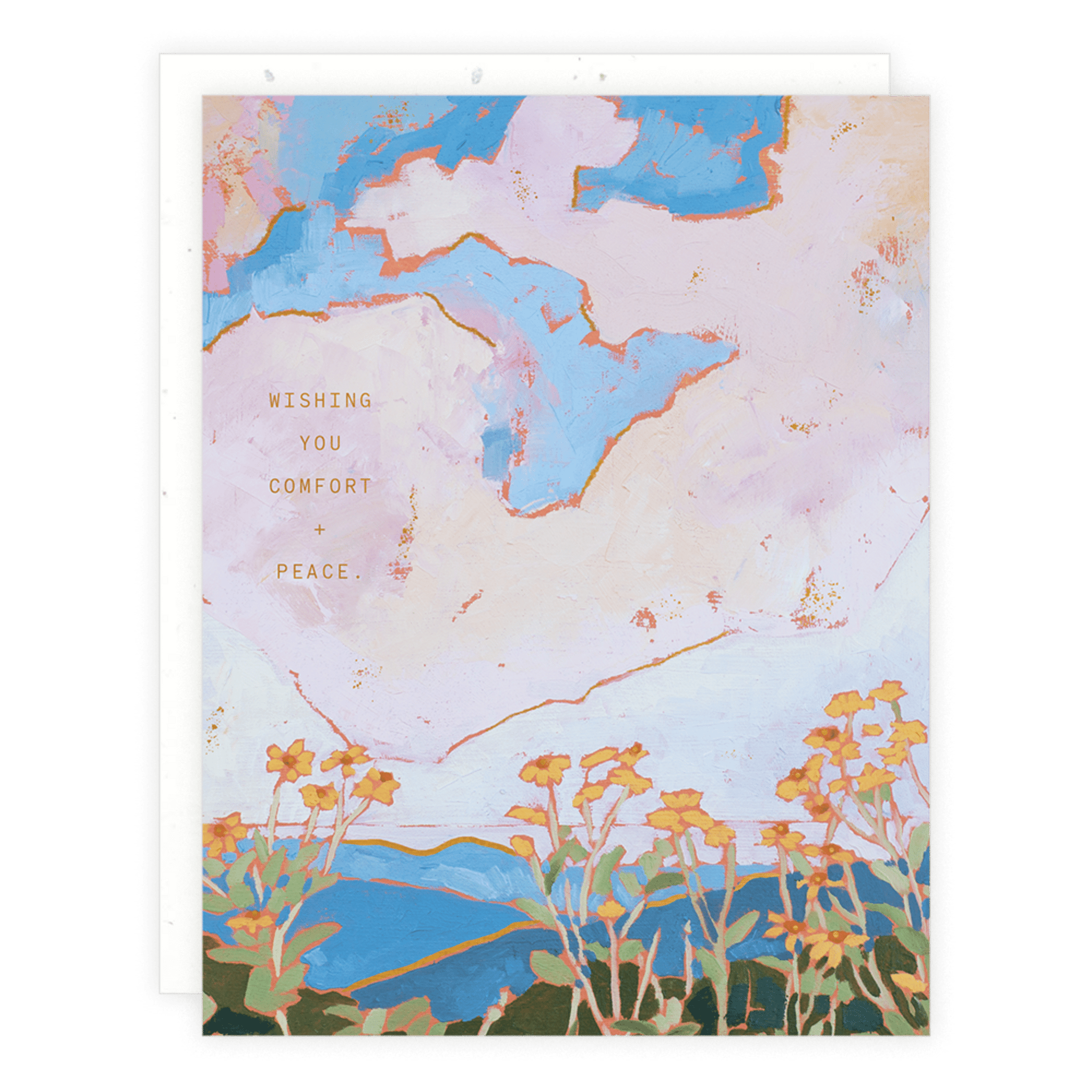 Wishing You Comfort + Peace Card