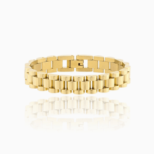 Gold Watch Strap Bracelet