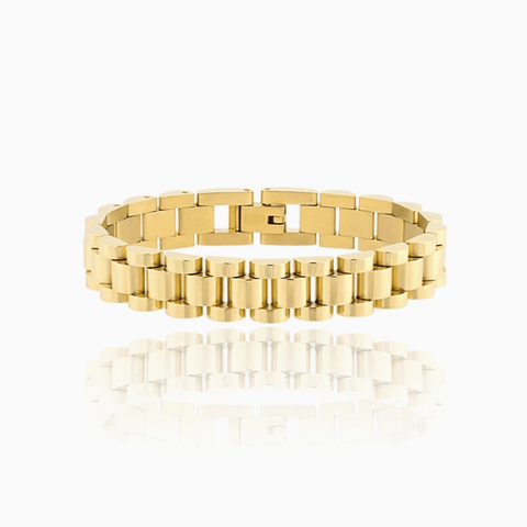 Gold Watch Strap Bracelet