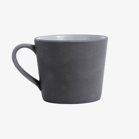 Anthracite Stoneware Wide Top Mug
