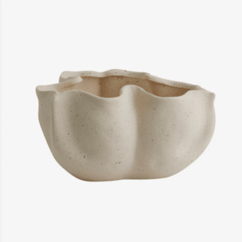Cream Organic Shape Bowl or Pot