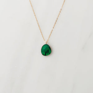 Emerald Mother Of Pearl 'Beatrice' Necklace